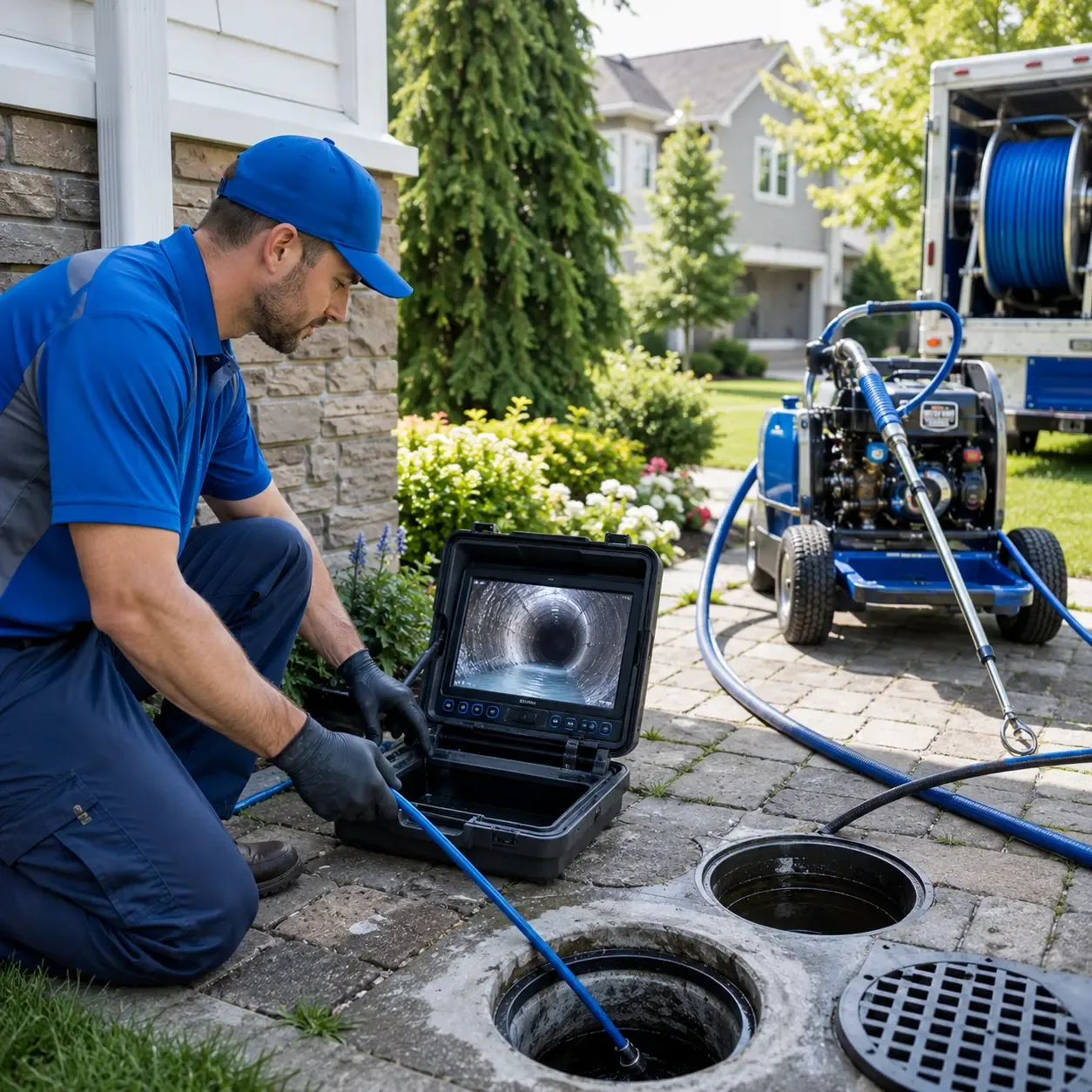 Outdoor drain cleaning professionals serving Reinholds, PA